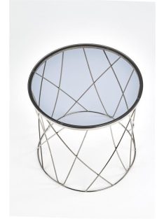 Selena lerakóasztal króm, füstös