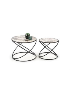 Susanna dohányzóasztal szett márvány, fekete