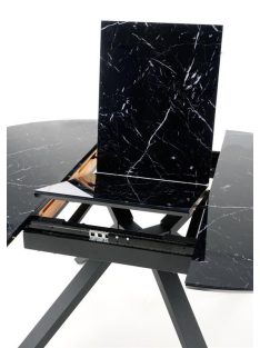 Vertigo étkezőasztal fekete 130-180cm