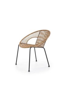 Bari rattan barna/fekete kültéri szék - Kert és terasz bútorok