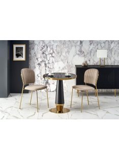 Molina Kerek Étkezőasztal Fekete Márvány