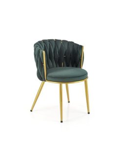 K517 karosszék zöld, arany