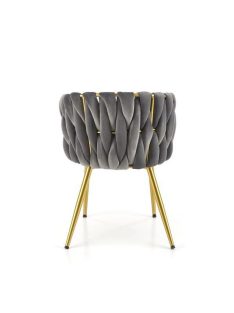 K517 karosszék szürke, arany