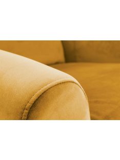 Agustin 2 fotel velvet szövet mustár sárga