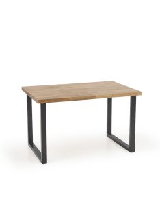 Radus Fa Étkezőasztal 140cm Natúr tölgy - Fekete