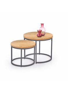 Oreo Dohányzóasztalok Arany Tölgy - Fekete