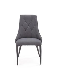 K-365 étkezőszék Szürke bársony szövet
