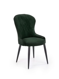 K-366 étkezőszék Sötét zöld bársony szövet