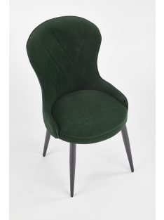K-366 étkezőszék Sötét zöld bársony szövet