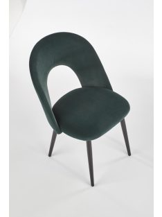 K-384 étkezőszék Sötét zöld bársony szövet