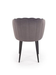 K-386 étkezőszék Szürke bársony szövet
