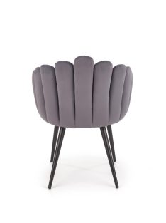 K-410 étkezőszék Szürke bársony szövet