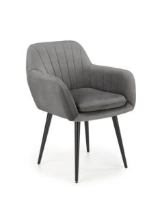 K-429 étkezőszék szürke bársony