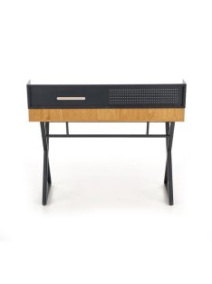 B-43 íróasztal Fekete - Arany tölgy