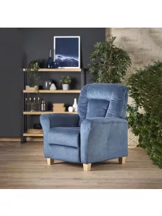 Klasszikus Bard fotel sötétkék