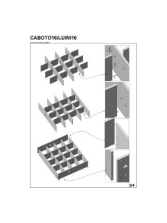 Caboto 16 Térelválasztó - Elemes nappali bútorok webáruház