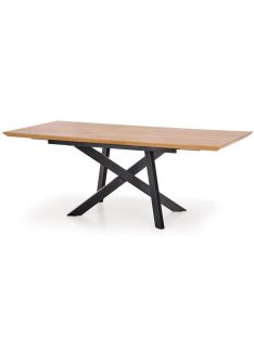   Capital Összecsukható Asztal 160-200 cm Arany Tölgy-Fekete