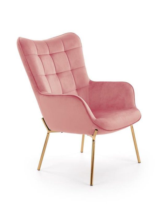 Castel 2 fotel világos rózsaszín