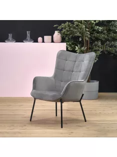 Castel fotel szürke