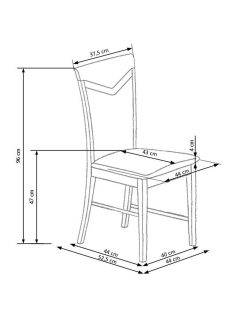 Citrone Szék Fehér-Inari 23 Szürke