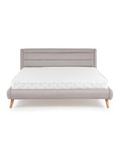 Elanda Ágy 160 cm Világosszürke-Natúr
