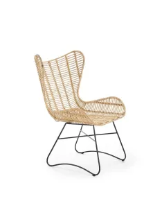 Indiana rattan fotel natúr