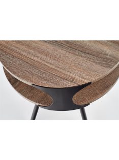 Kirby Dohányzóasztal Fekete-Sonoma Tölgy