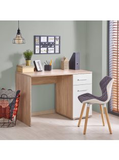 Lima B-1 Íróasztal Fehér - Sonoma Tölgy