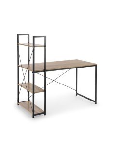 Narvik B1 íróasztal fekete sonoma tölgy