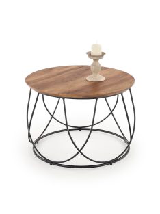 NUBIRA dió/fekete dohányzóasztal - Fa és Műanyag dohányzóasztalok webáruház