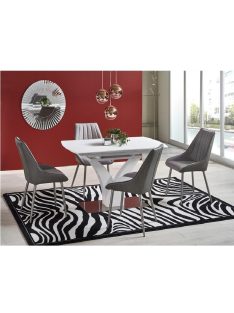 Palermo Kihúzható Étkezőasztal fehér 140-180x75cm - Fa étkezőasztalok webáruház