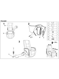 Pulsar Relax masszázs fotel bézs színben