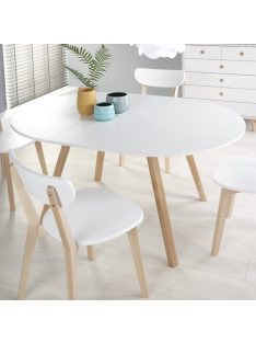 Ruben Bővíthető Étkezőasztal 102-142cm Fehér - Natúr