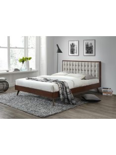 Solomo Ágy 160 cm Bézs-Dió - Ágykeretek webáruház