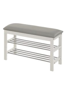 ST-11 fehér/szürke cipőtartó - Cipőtartók webáruházak