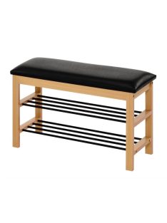 ST-11 natúr fa/fekete cipőtartó - Cipőtartók webáruházak