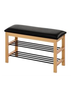 ST-11 natúr fa/fekete cipőtartó - Cipőtartók webáruházak