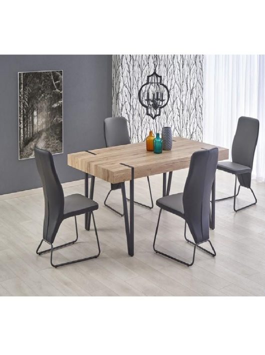 Yohann Asztal 170 cm San Remo - Fekete