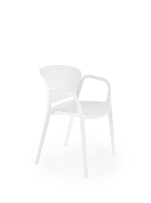 K-491 karfás kerti szék fehér