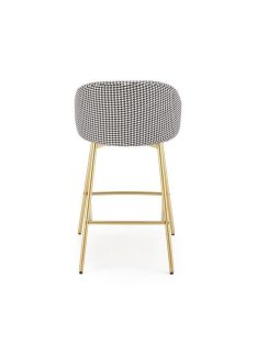 H-113 bárszék fekete, fehér