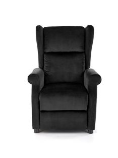 Agustin 2 fotel velvet szövet fekete