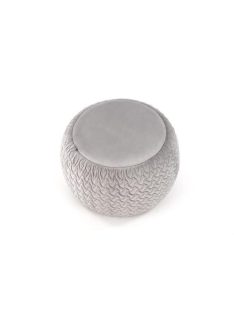 Bono világosszürke puff