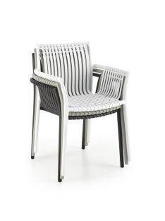 K-492 karfás kerti szék szürke