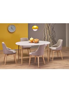 Pivot bővíthető étkezőasztal kasmír/natúr 102-142 cm