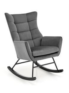 Bazalto hintaszék szürke