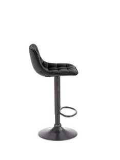 H-95 Fekete Bárszék Állítható Magassággal