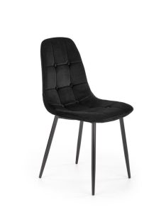 K-417 étkezőszék Fekete bársony szövet