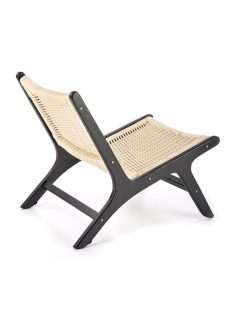 Foden fotel natúr, fekete