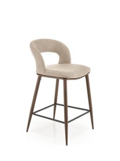 H-114 bárszék bézs, dió