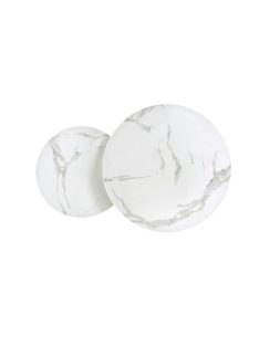 Mercury 2 üveg dohányzóasztal szett márvány